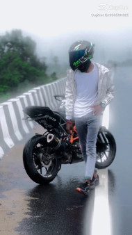 Blur Effect Bike Rider CapCut Template Free