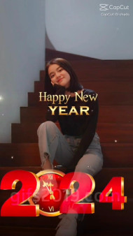 Happy New Year 2024 Video Effect Capcut Template Link